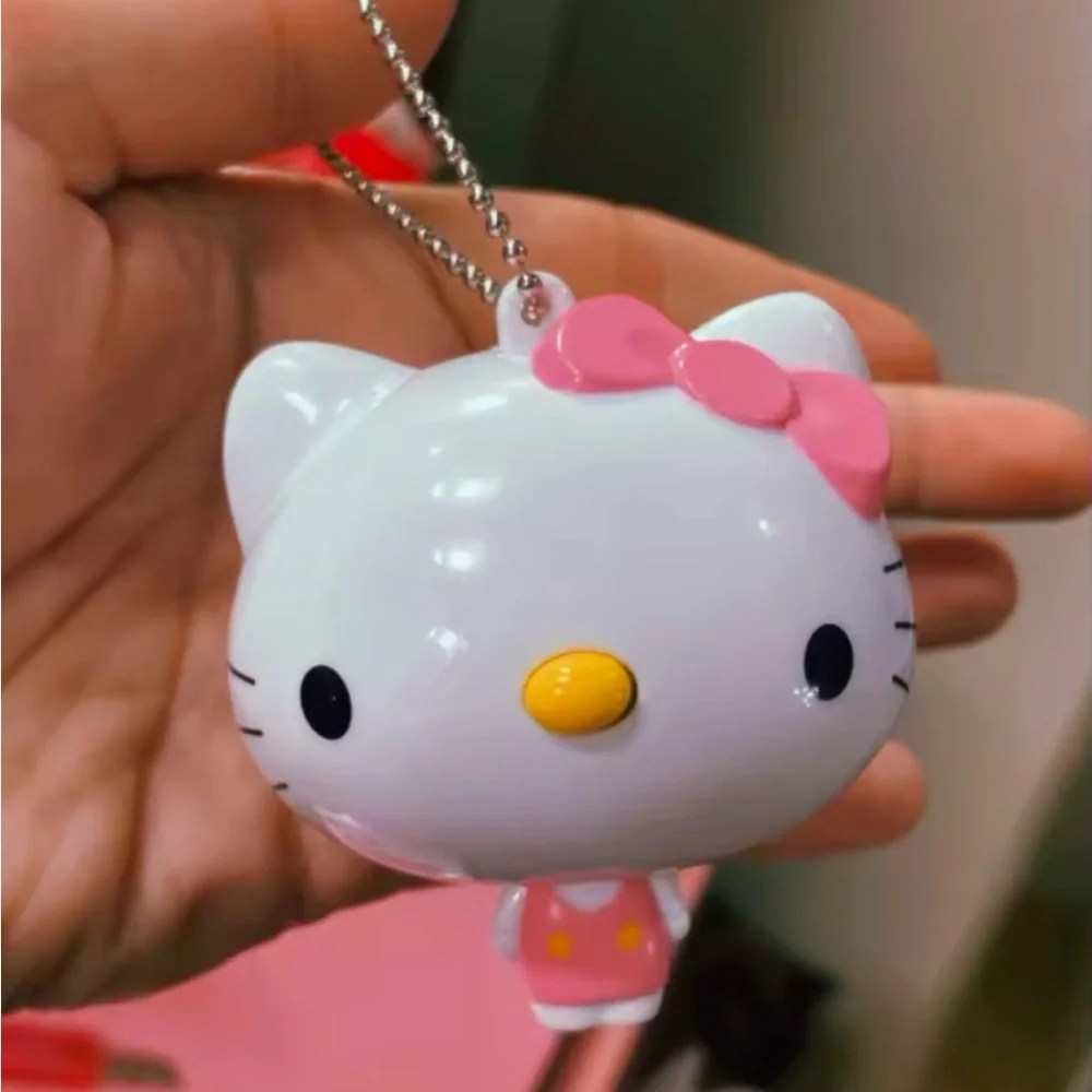 Hello Kitty Measure tape Keychain / bag charm Mini Measuring Tape Ruler, New